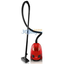 飞利浦FC8198/01 中国红无尘袋吸尘器 便携设计与高效清洁的融合